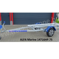 ALFA Marine 14716HP.75A (párnafás) fék nélküli Jet Ski és csónakszállító analóg világítással