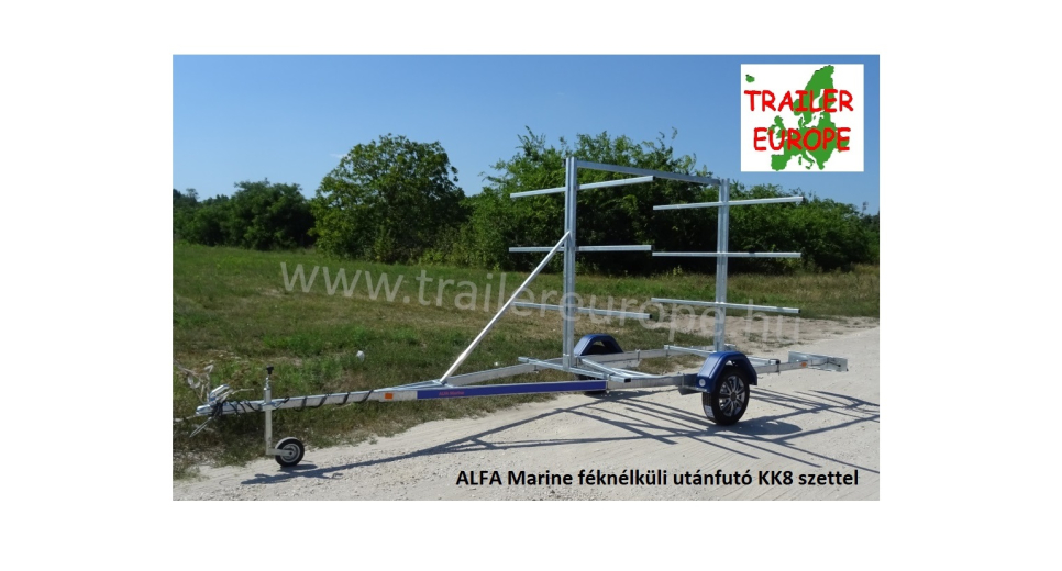 ALFA KK8 kenu és kajak szállitó szett,tüzihorganyzott ALFA KK8 kenu és kajak szállitó szett,tüzihorganyzott